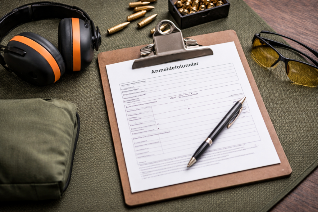 Klemmbrett aus Schiesstisch